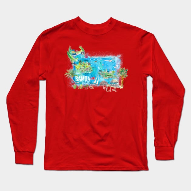 Samoa Long Sleeve T-Shirt by artshop77